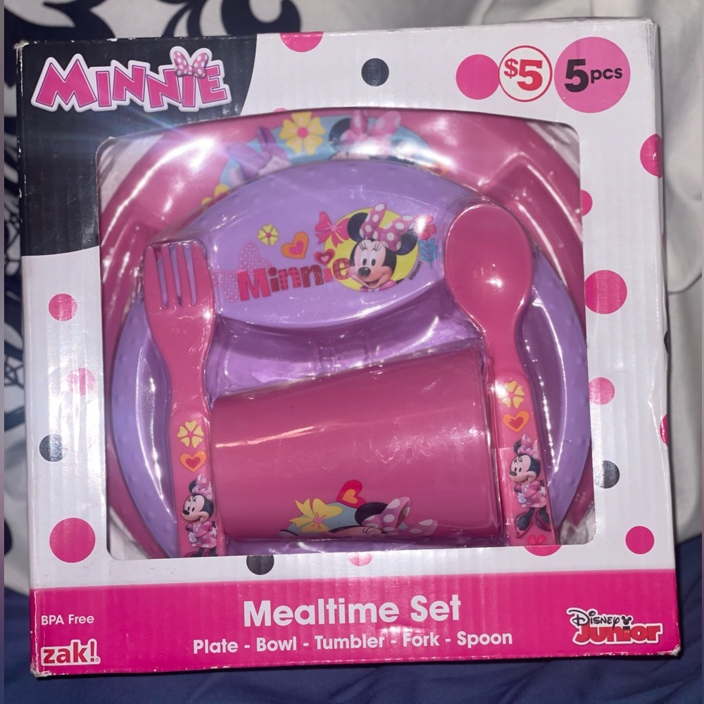 Minnie mealtime 5pc set